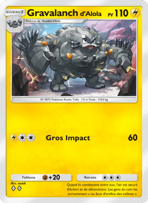 Gravalanch d’Alola · Gardiens Astraux 060/155
