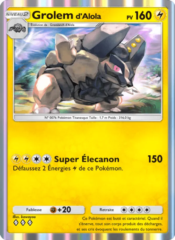 Grolem d’Alola · Gardiens Astraux 061/155
