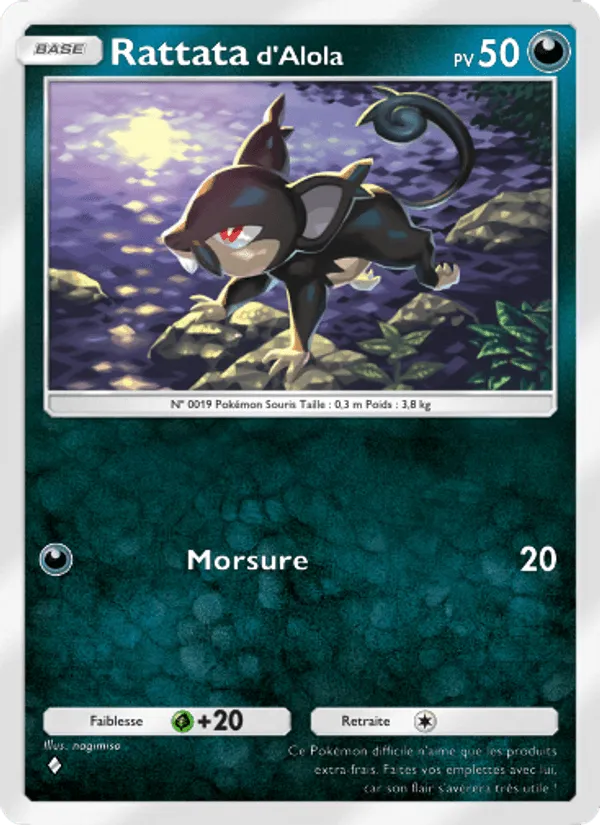 Rattata d’Alola · Gardiens Astraux 106/155