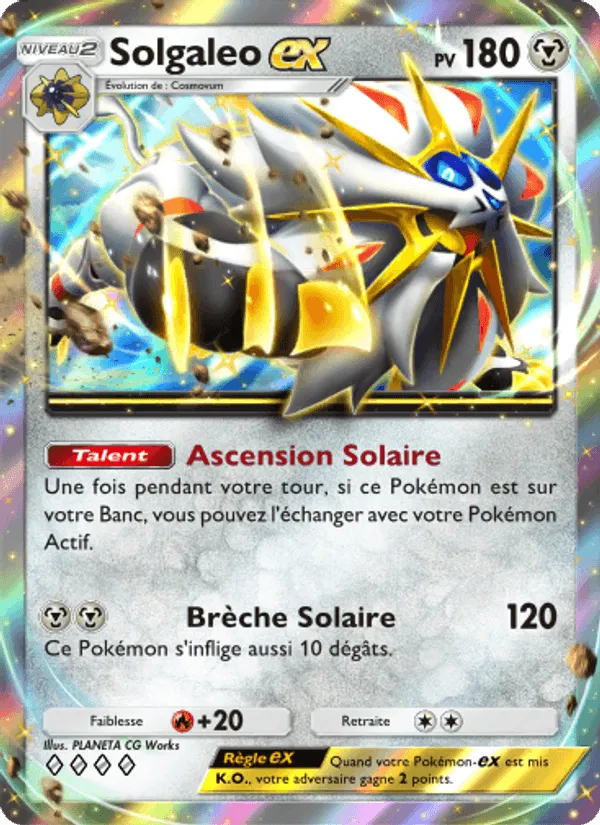 Solgaleo-ex · Gardiens Astraux 122/155