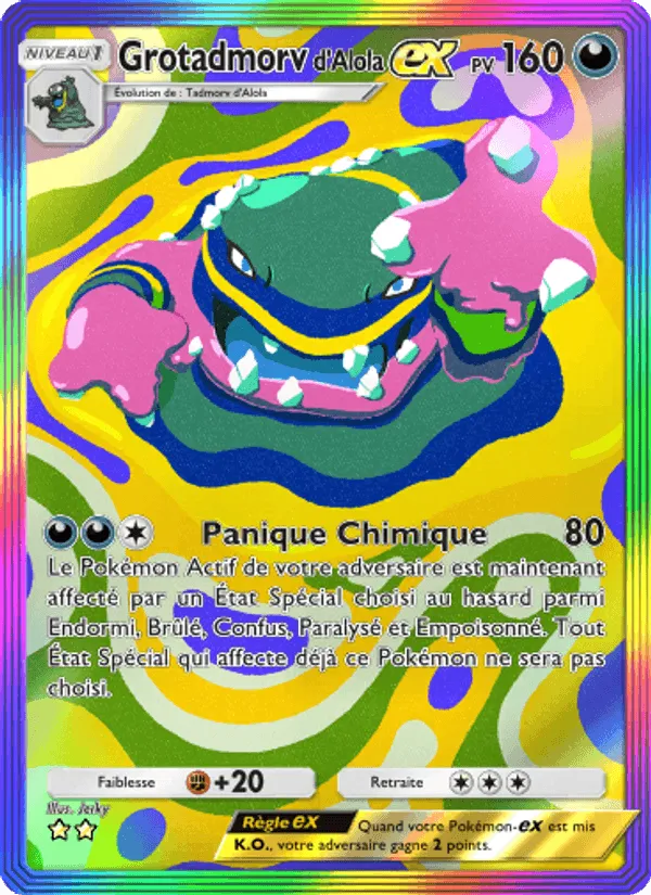 Grotadmorv d’Alola-ex · Gardiens Astraux 206/155