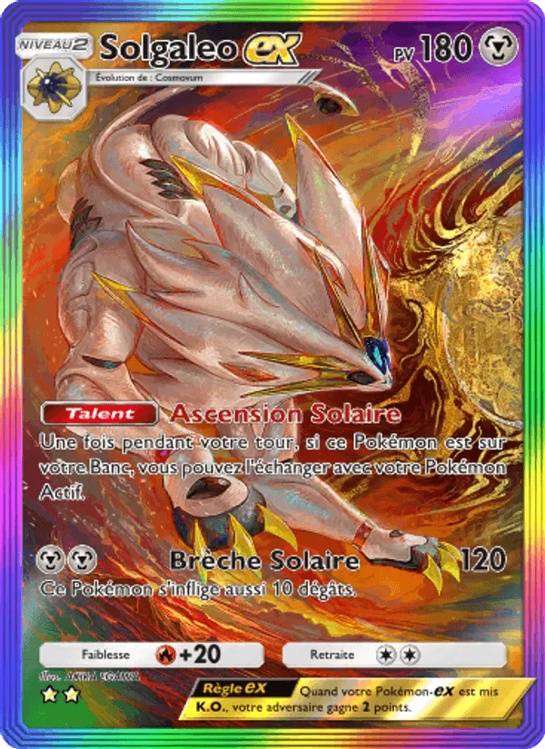 Solgaleo-ex · Gardiens Astraux 207/155