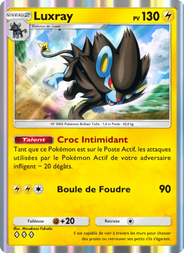 Luxray · Crise Interdimensionnelle 015/69
