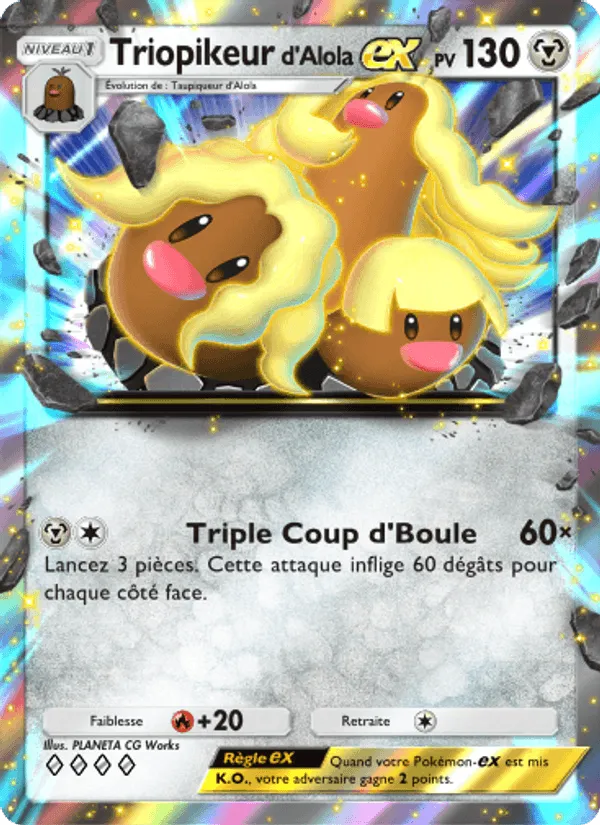 Triopikeur d'Alola-ex · Crise Interdimensionnelle 047/69