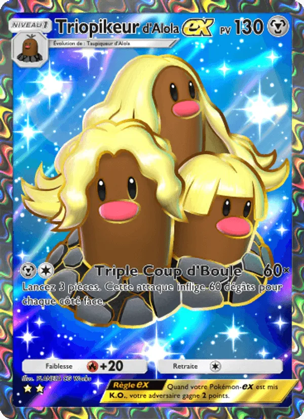 Triopikeur d'Alola-ex · Crise Interdimensionnelle 080/69