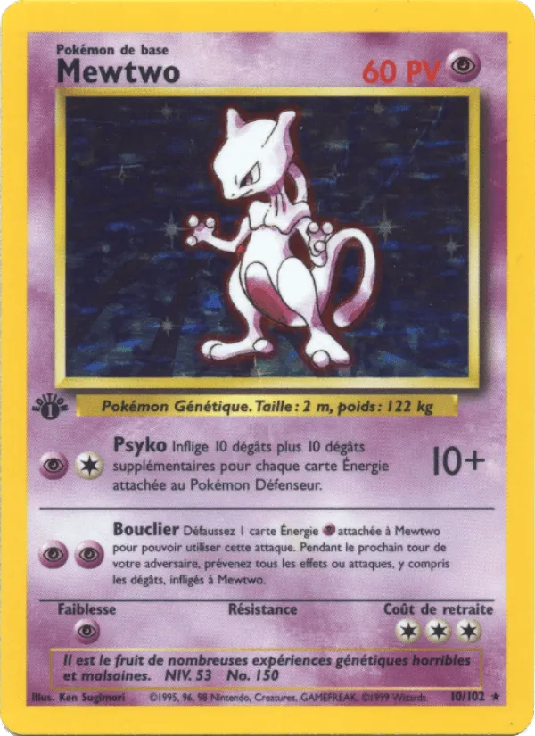 Mewtwo · Set de Base 10/102