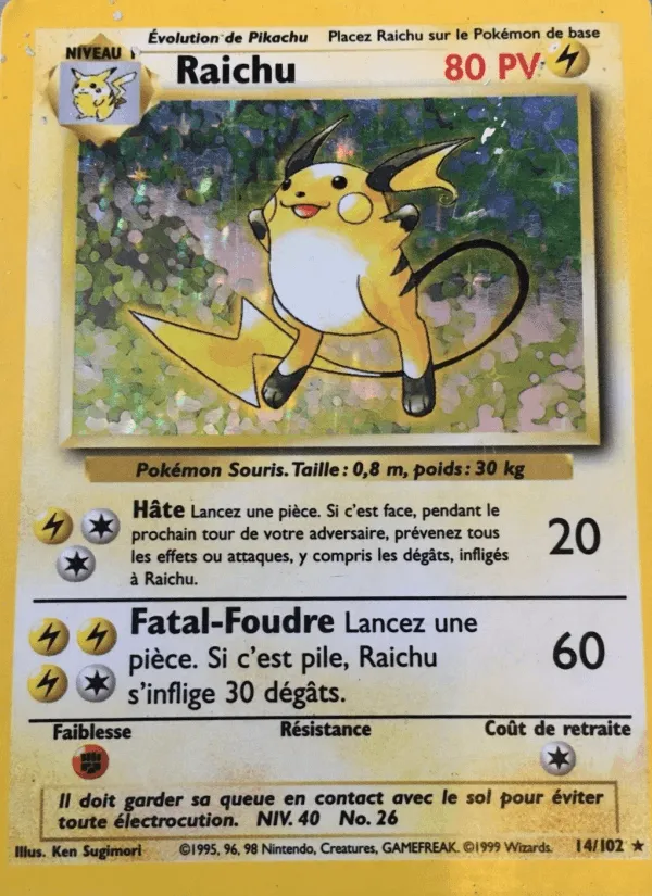 Raichu · Set de Base 14/102