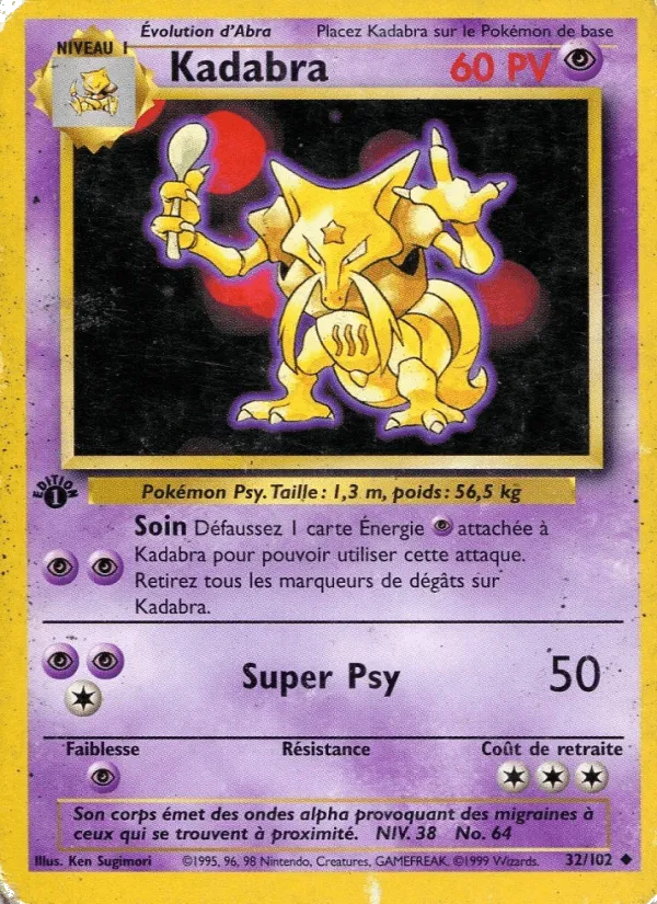 Kadabra · Set de Base 32/102
