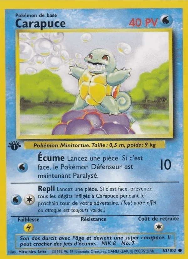 Carapuce · Set de Base 63/102