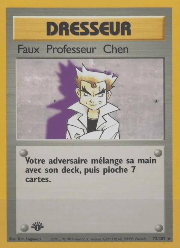 Faux Professeur Chen · Set de Base 73/102