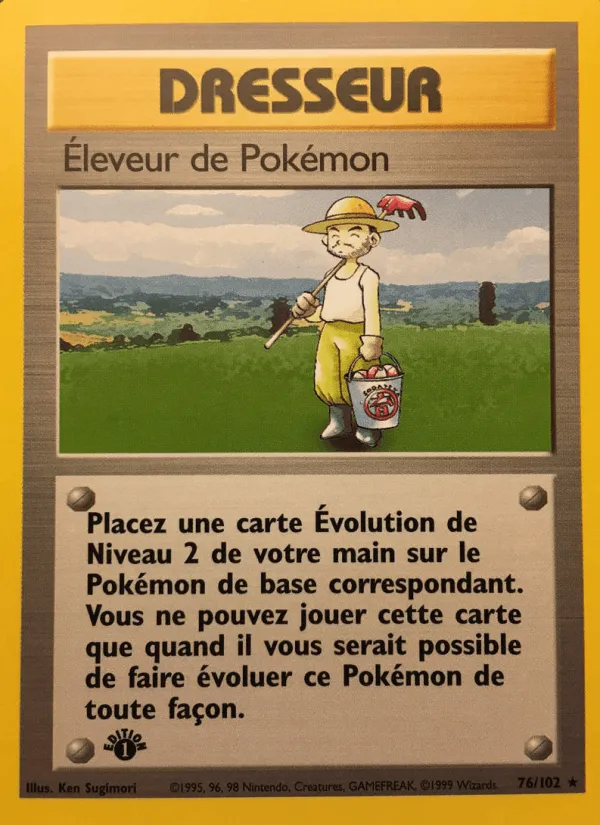Éleveur de Pokémon · Set de Base 76/102