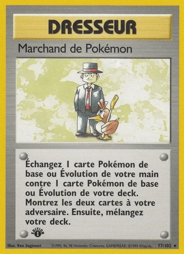 Marchand de Pokémon · Set de Base 77/102