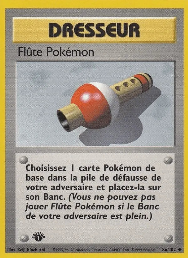 Flûte Pokémon · Set de Base 86/102