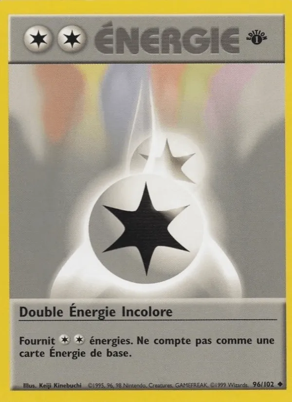 Double Énergie Incolore · Set de Base 96/102