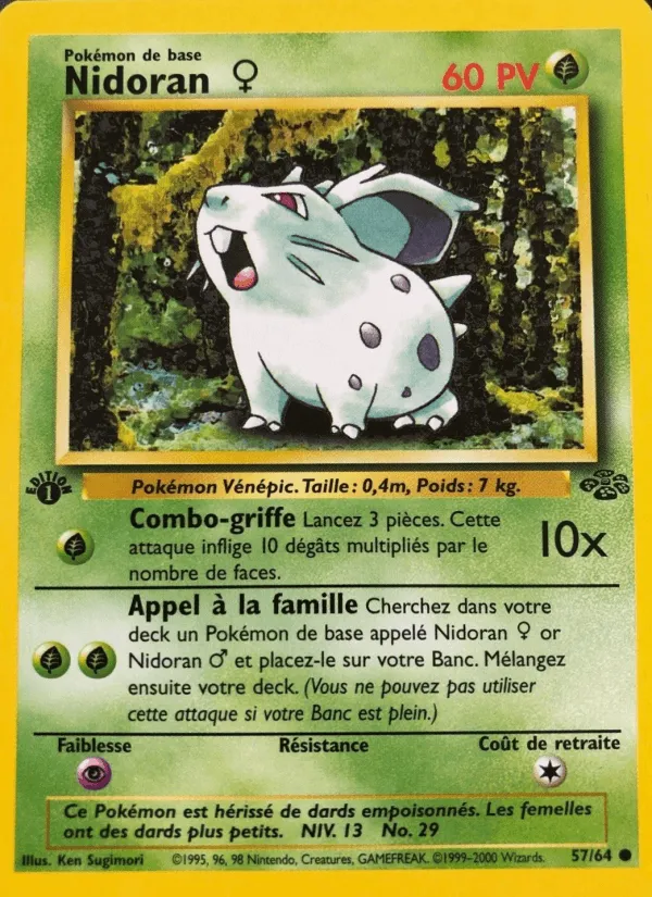 Nidoran ♀ · Jungle 57/64