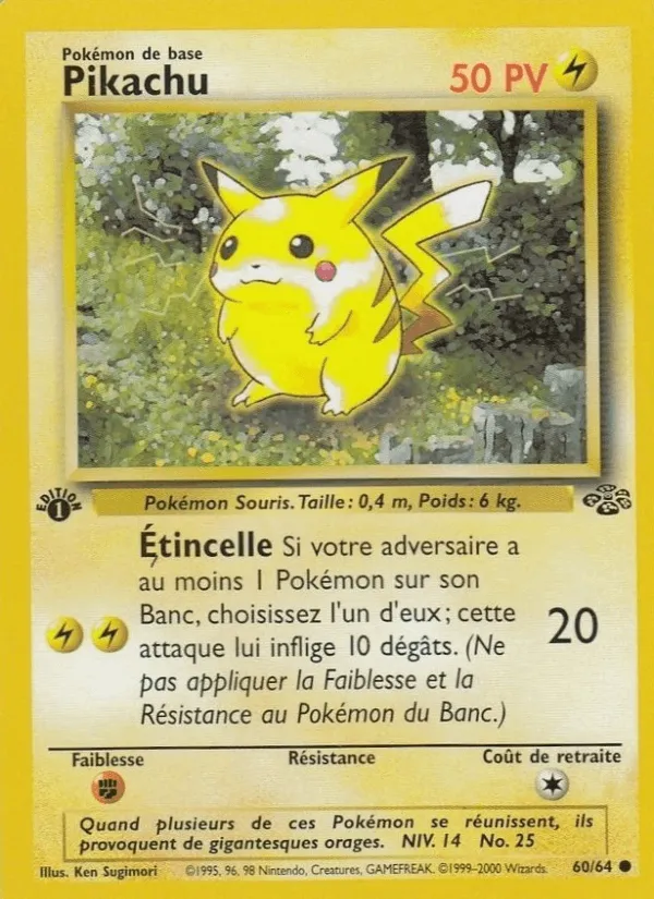 Pikachu · Jungle 60/64