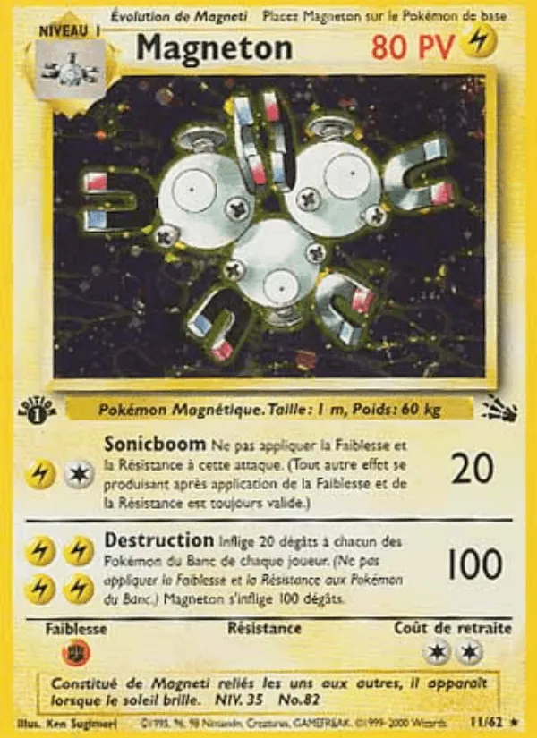 Magnéton · Fossile 11/62