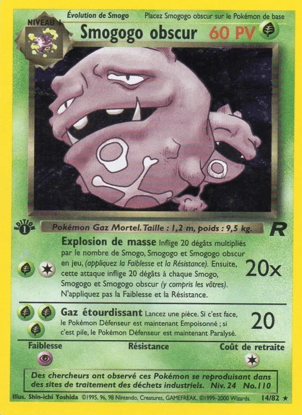 Smogogo obscur · Team Rocket 14/82