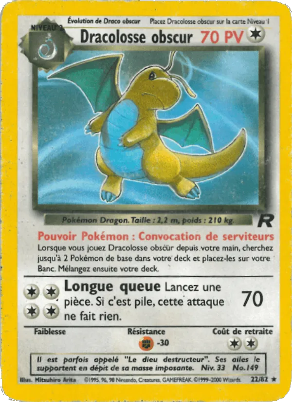 Dracolosse obscur · Team Rocket 22/82