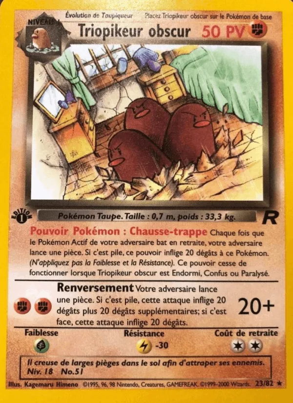 Triopikeur obscur · Team Rocket 23/82