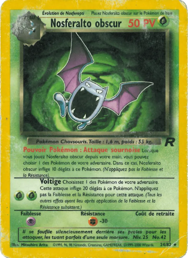 Nosferalto obscur · Team Rocket 24/82