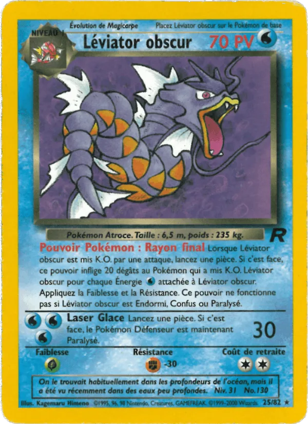 Léviator obscur · Team Rocket 25/82