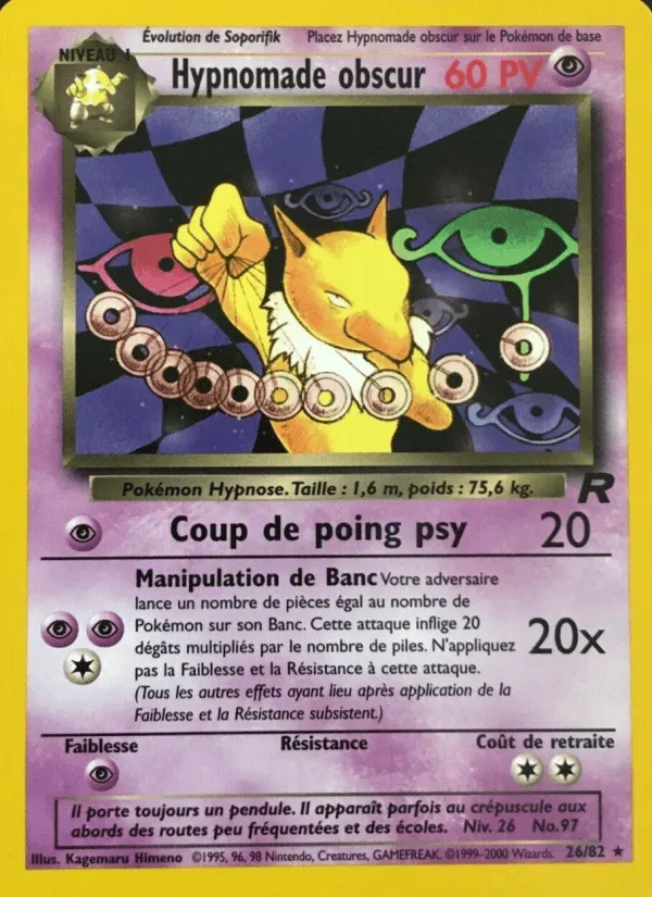 Hypnomade obscur · Team Rocket 26/82