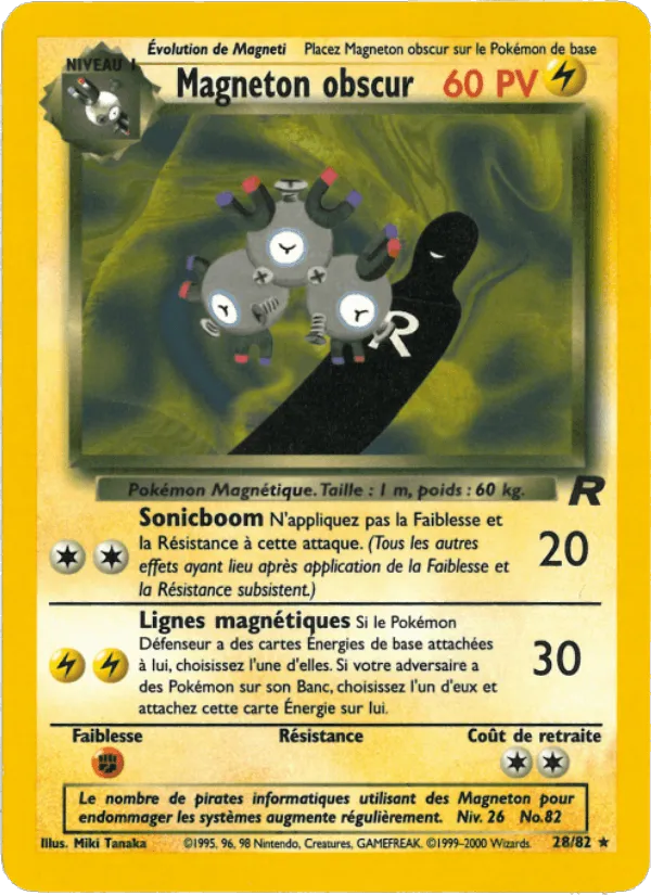 Magneton obscur · Team Rocket 28/82