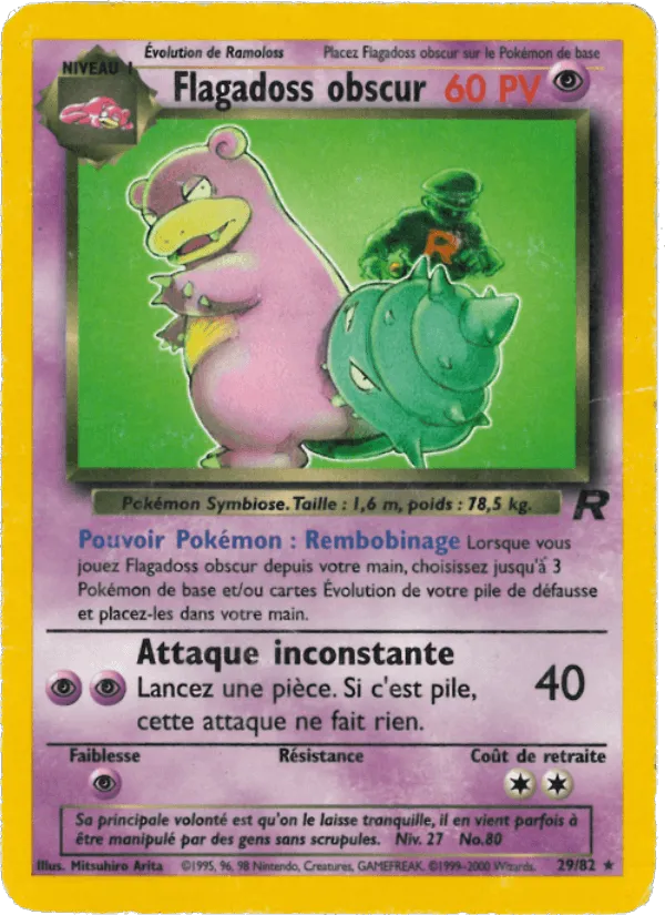 Flagadoss obscur · Team Rocket 29/82