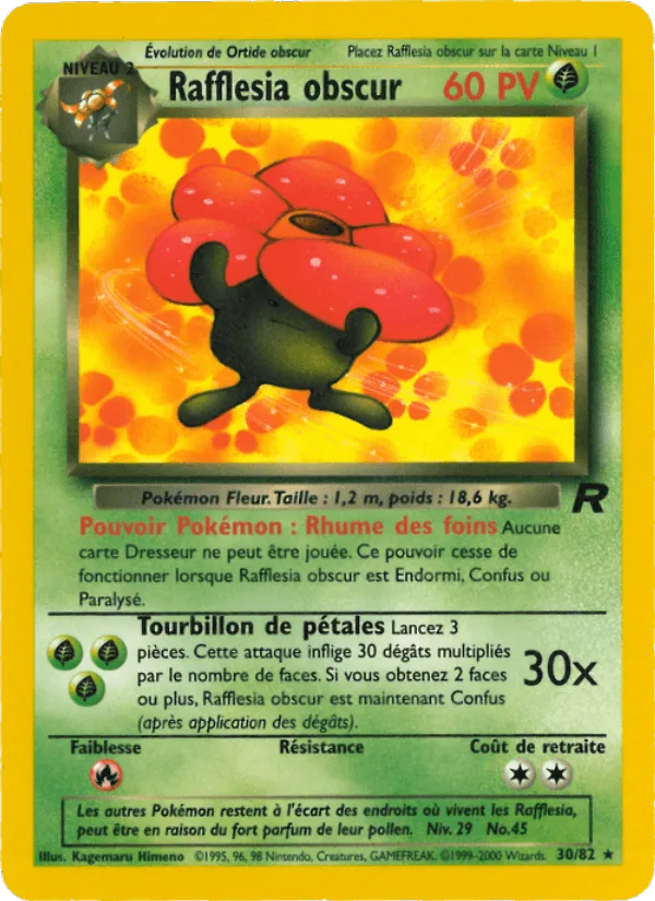 Rafflesia obscur · Team Rocket 30/82