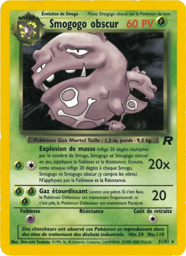 Smogogo obscur · Team Rocket 31/82