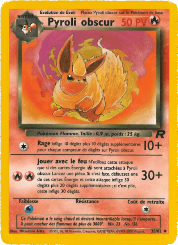 Pyroli obscur · Team Rocket 35/82