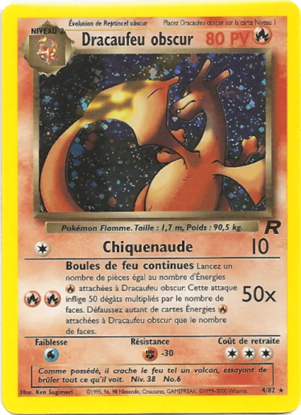 Dracaufeu obscur · Team Rocket 4/82