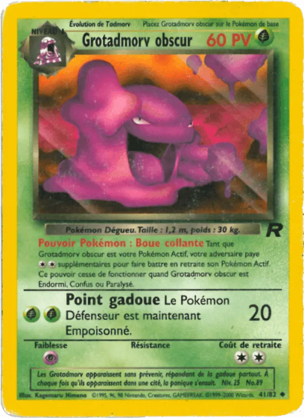 Grotadmorv obscur · Team Rocket 41/82