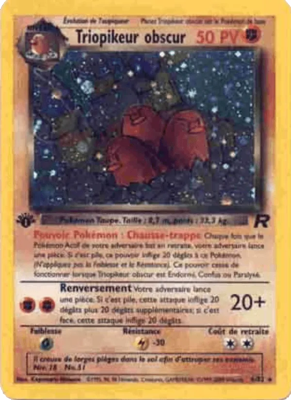 Triopikeur obscur · Team Rocket 6/82