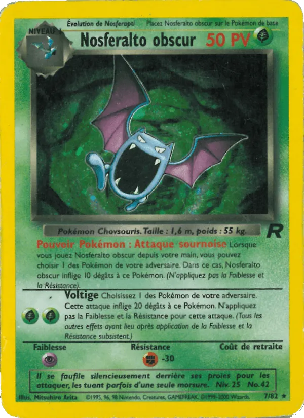 Nosferalto obscur · Team Rocket 7/82