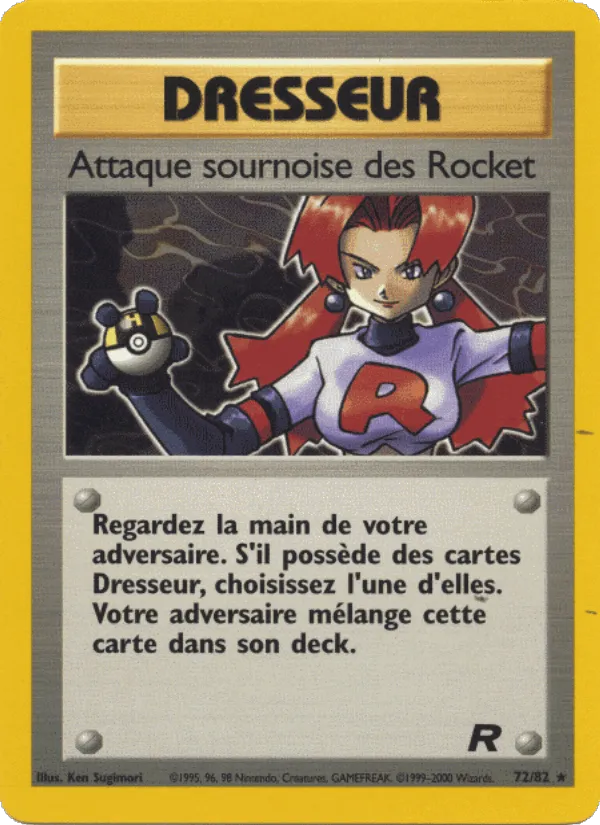 Attaque sournoise des Rocket · Team Rocket 72/82