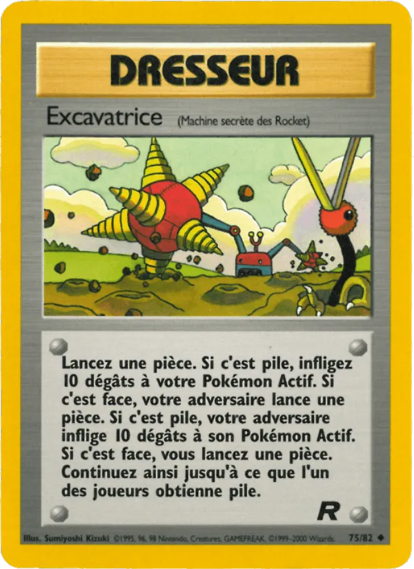 Excavatrice · Team Rocket 75/82