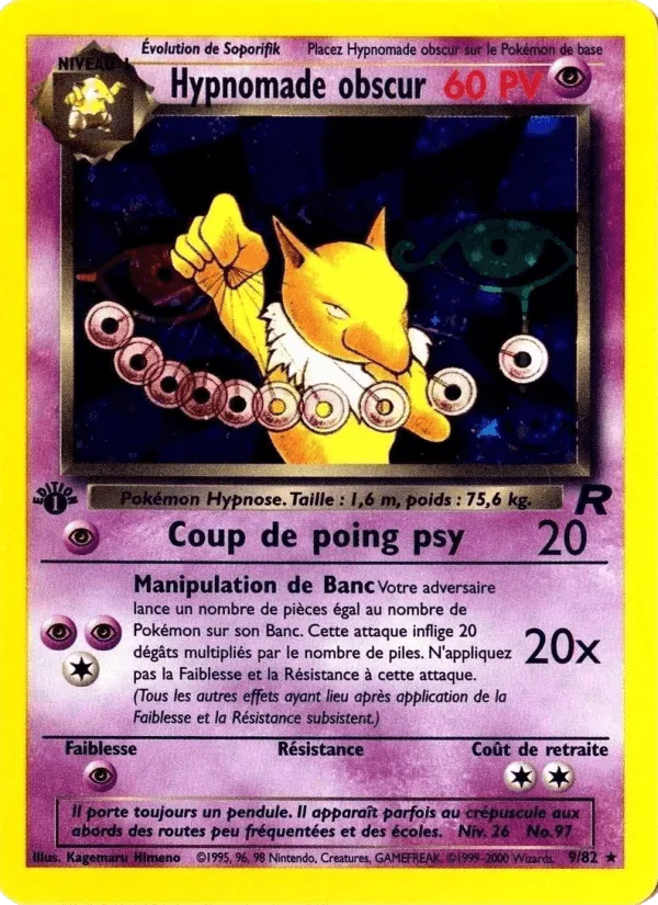 Hypnomade obscur · Team Rocket 9/82