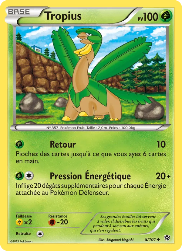 Tropius · Explosion Plasma 5/101