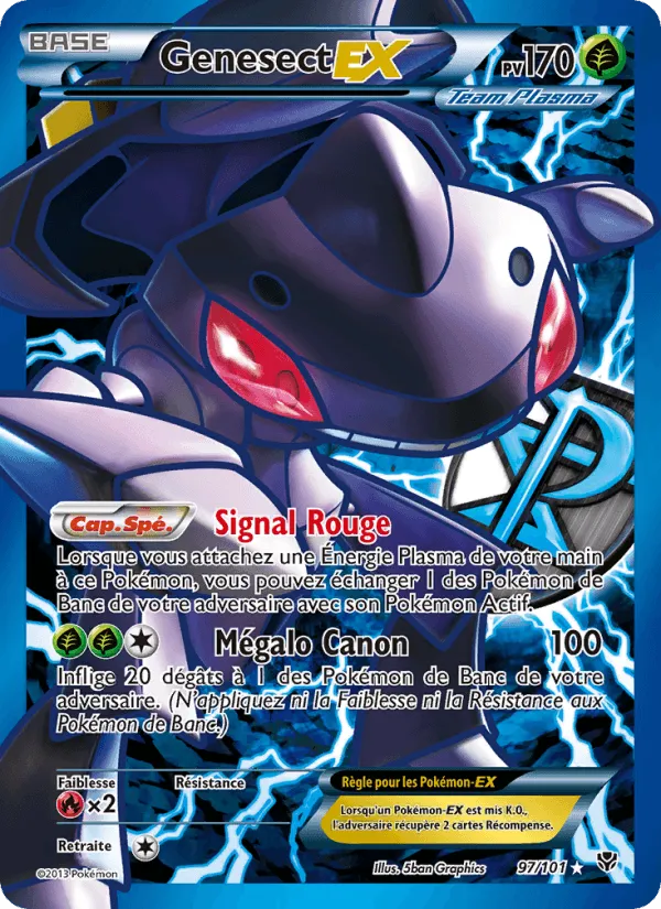 Genesect EX · Explosion Plasma 97/101