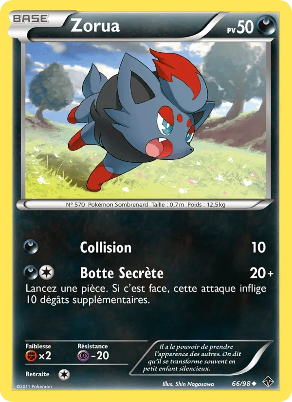 Zorua · Pouvoirs Émergents 66/98