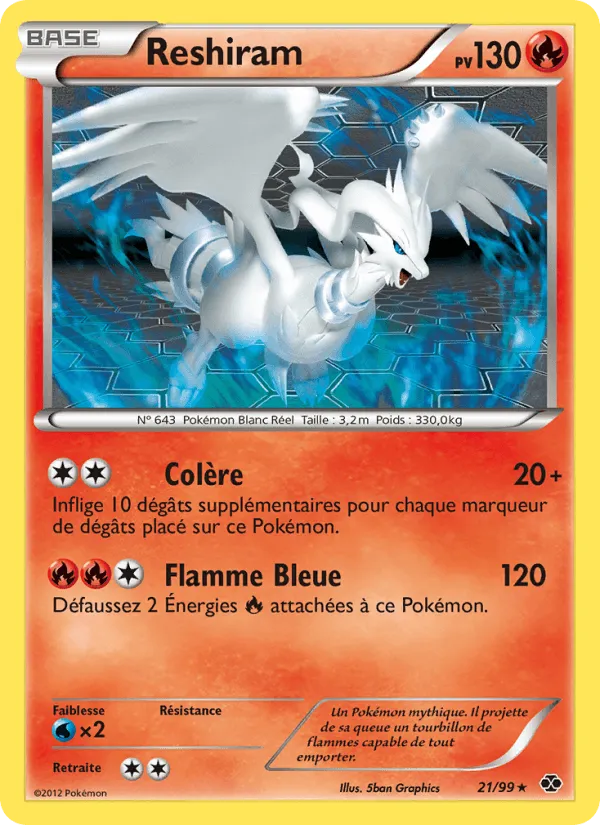 Reshiram · Destinées Futures 21/99