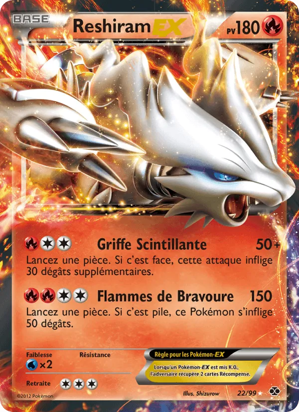 Reshiram-EX · Destinées Futures 22/99