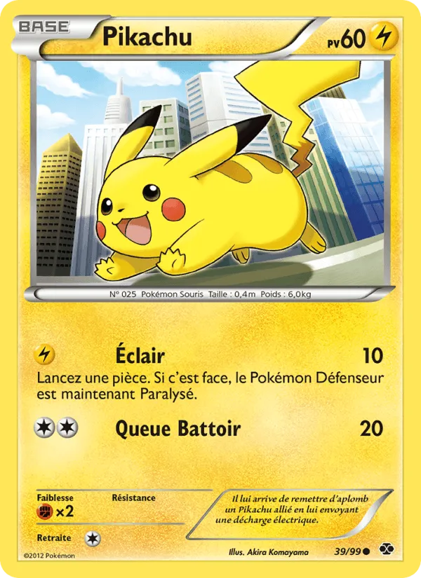 Pikachu · Destinées Futures 39/99