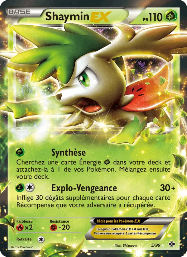 Shaymin-EX · Destinées Futures 5/99