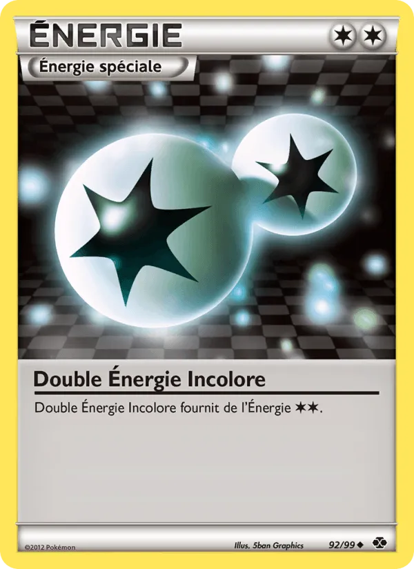 Double Énergie Incolore · Destinées Futures 92/99