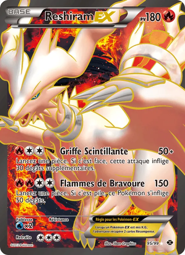 Reshiram-EX · Destinées Futures 95/99