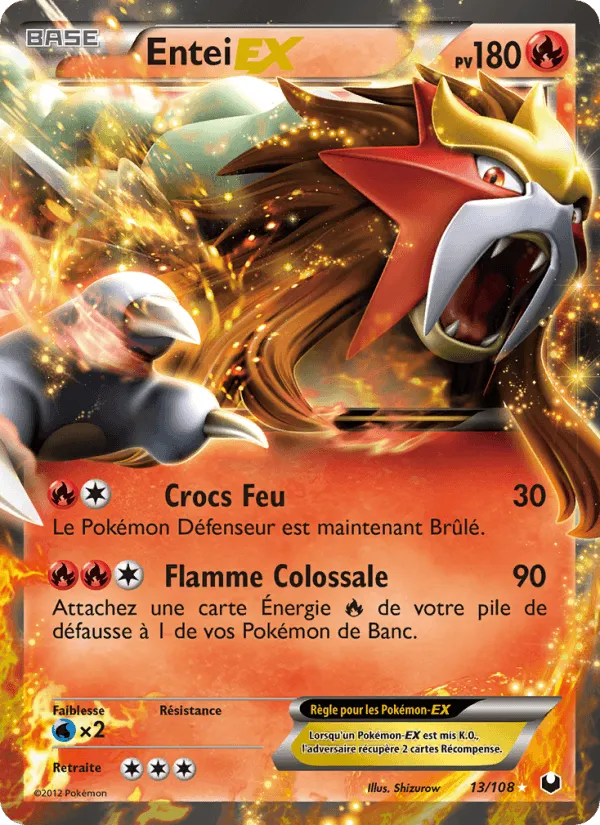 Entei-EX · Explorateurs Obscurs 13/108