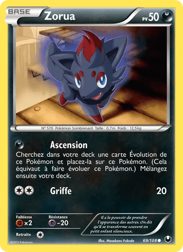 Zorua · Explorateurs Obscurs 69/108